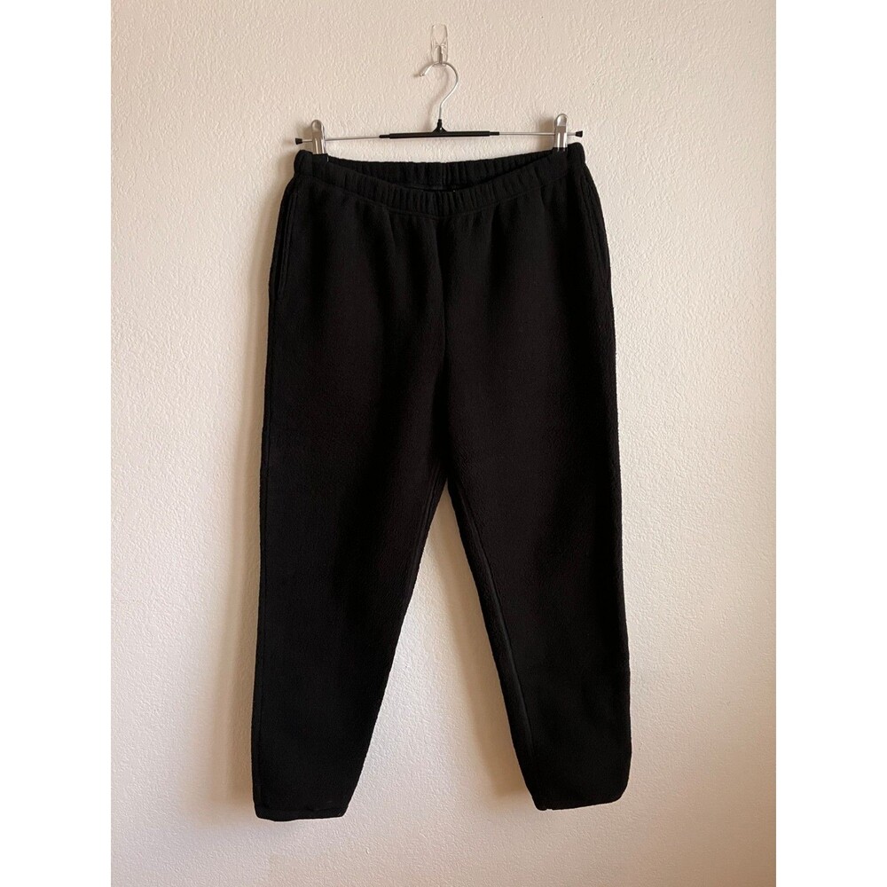 Vintage Patagonia Unisex Lightweight Synchilla Pants in Black Size LARGE